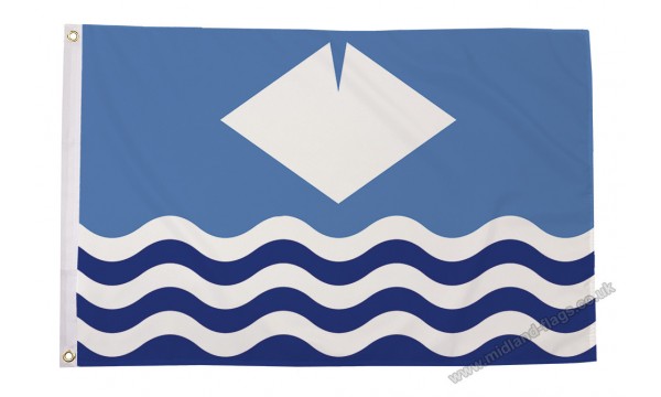Isle of Wight New (Waves) Flag